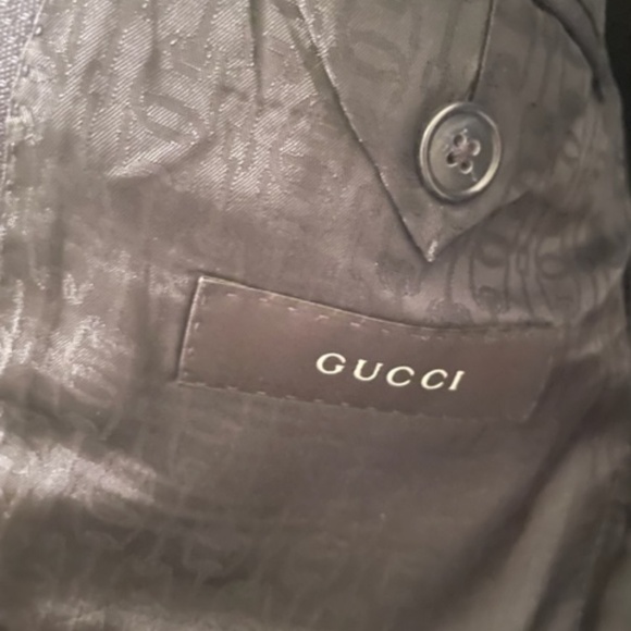 Navy Blue Gucci Boyfriend Blazer Authentic - Picture 5 of 12